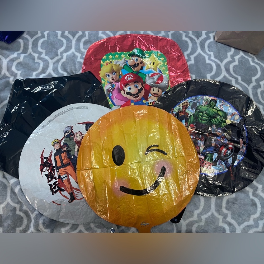 Helium balloon bundle, new